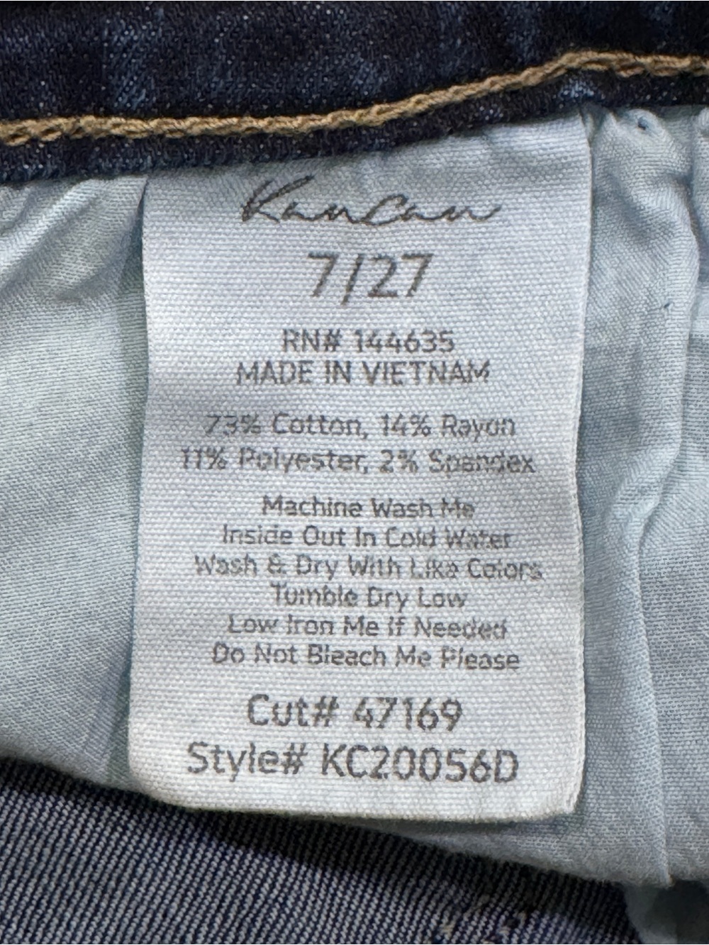 KanCan Brooklyn Distressed High-Rise Bootcut Jeans - Women’s 7/27 - Picture 8 of 12